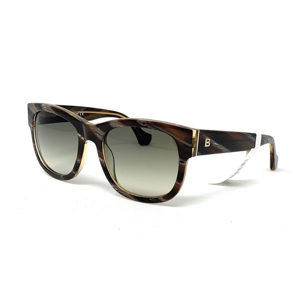 Balenciaga Unisex Sunglasses BA0069-62B Brown Horn 54mm